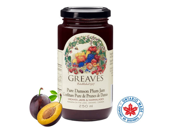 Greaves Pure Damson Plum Jam