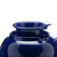 Dominion Ceramic 3 Cup Teapot with Built-in Infuser - Royal Blue