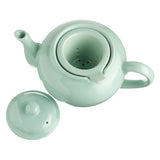 Dominion Ceramic 3 Cup Teapot with Built-in Infuser - Sea Foam