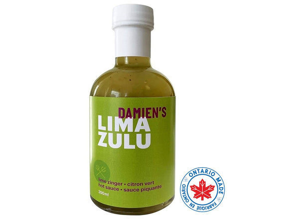 Damien's Lima Zulu Lime Zinger Hot Sauce